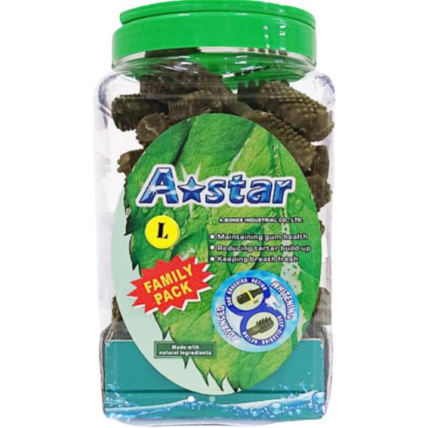 A-STAR多效雙頭潔牙骨桶裝(尺寸內選) 