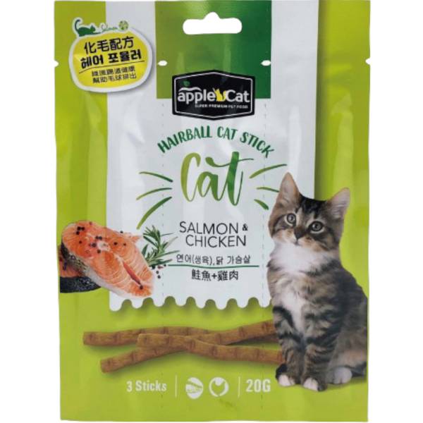 AppleCat貓咪化毛點心棒20g 