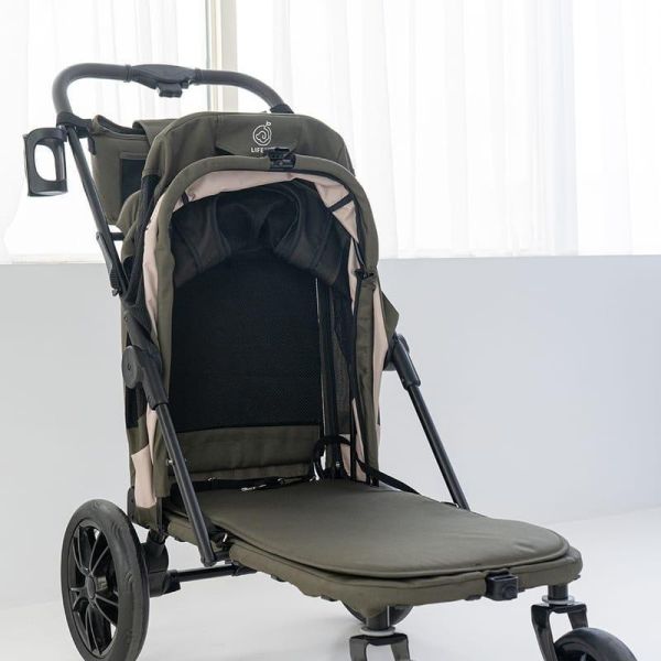 LIFEAPP 漫遊嘟嘟 -單手瞬收寵物推車(單推車不含掛包) 