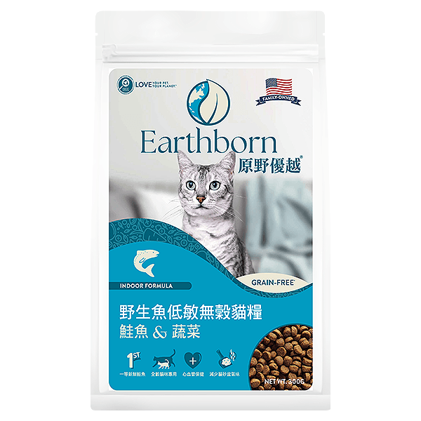 原野優越野生魚無穀貓300g 