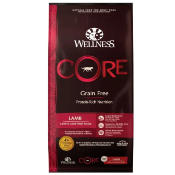 WELLNESS CORE無榖成犬-羊肉4LB 