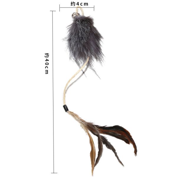 長尾25絨毛替換頭4*40cm 
