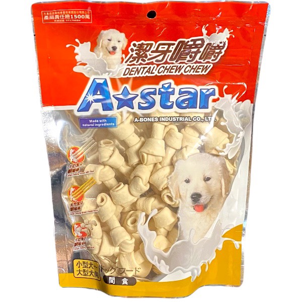AM潔牙嚼嚼骨結320g 