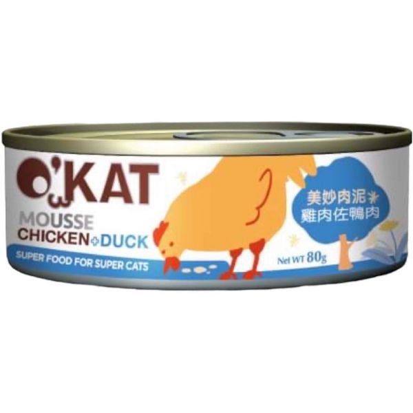 O’KAT美妙肉泥貓罐80g 