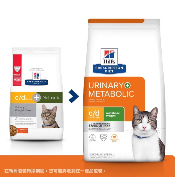 希爾思貓C/D泌尿+體重管理 