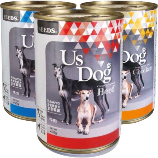 Us Dog愛犬主食餐罐400g 