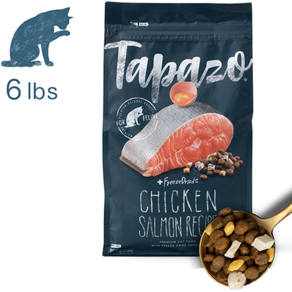 特百滋TAPAZO凍乾雙饗宴全齡貓低敏鮭魚 