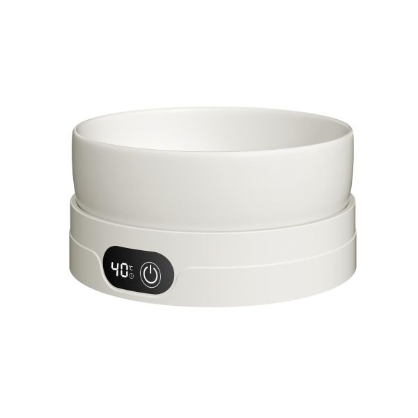 (白)可調陶瓷四段恆溫碗 