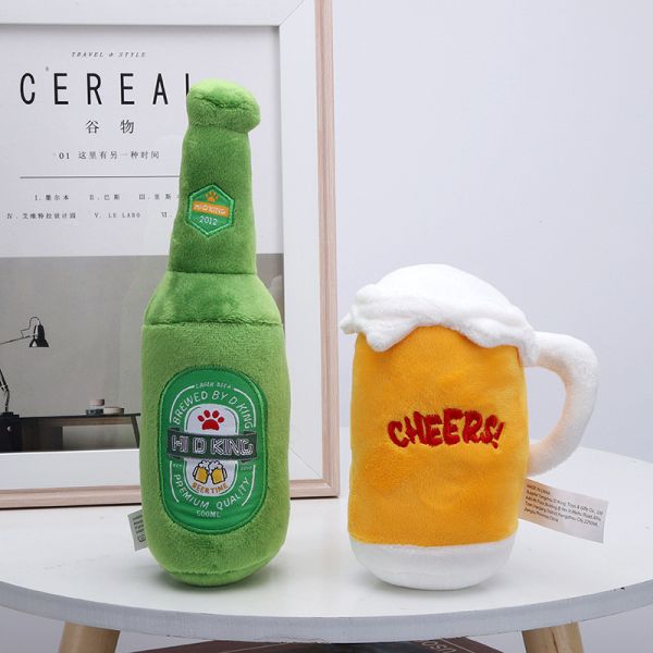 吱吱叫啤酒玩具 