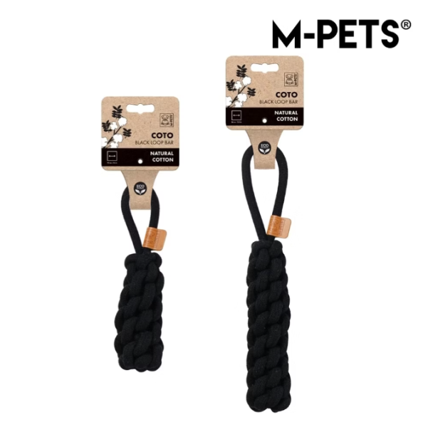 M-PETS天然棉條形潔牙繩(3色) 