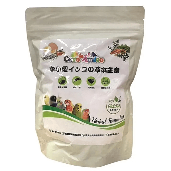 自然派中型鸚鵡無瓜子主食600g 