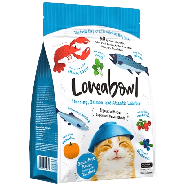 Loveabowl囍碗全齡貓無穀天然糧-鯡魚&鮭魚&大西洋龍蝦 