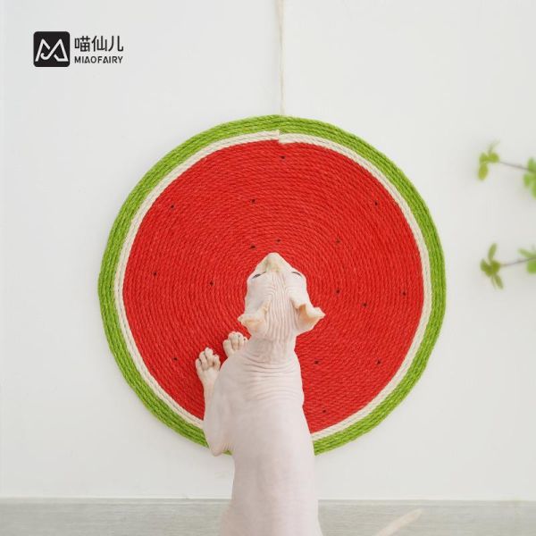 西瓜/蘿蔔劍麻貓抓墊 