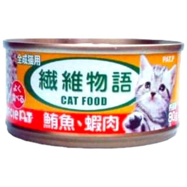 纖維物語貓罐80g 