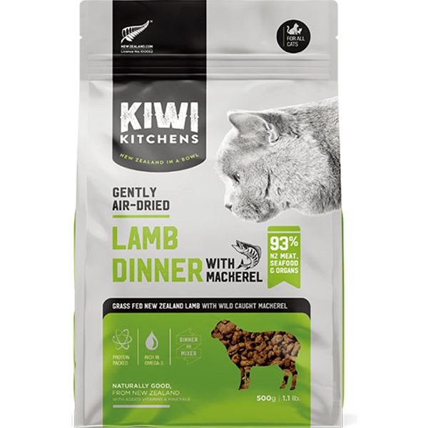 KIWI奇異廚房醇鮮風乾貓糧 (草原嫩羊+遠洋鯖魚)50g 