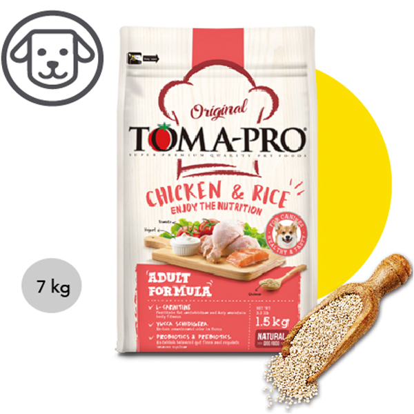 優格成犬雞肉+米高適口性配方 