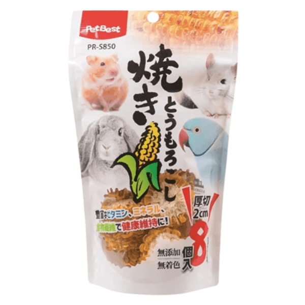 PB小動物炭燒玉米切片8片入 