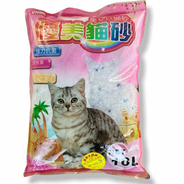 優美水晶貓砂10L原味 