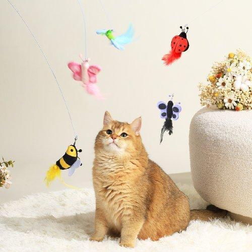 LUUKS UP蟲蟲危機彈跳逗貓棒 