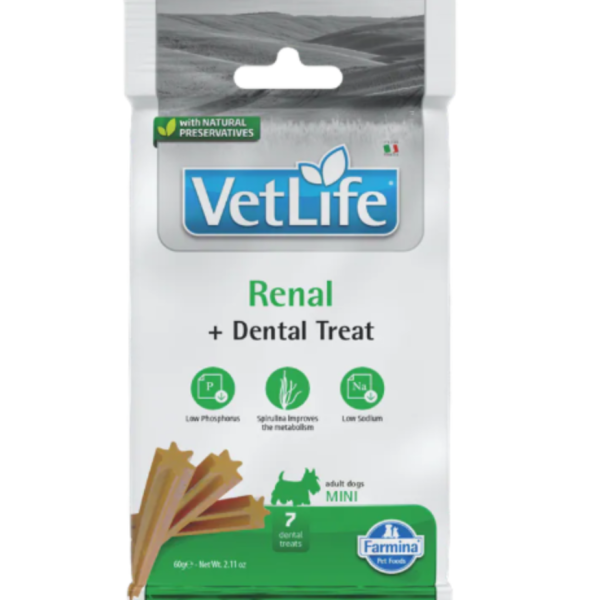 法米納犬用潔牙骨獸醫天然處方系列 腎臟配方 60G 7支/包 