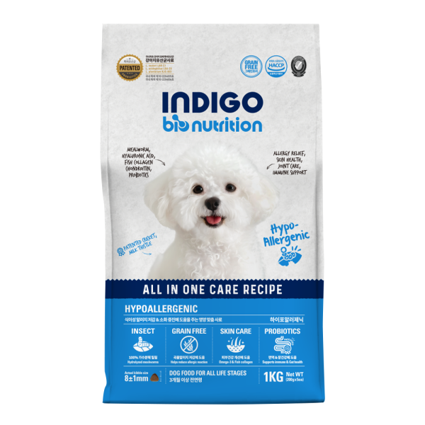 英迪格有機犬糧1kg無穀低敏昆蟲&腸道配方 