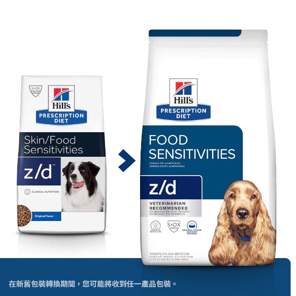 希爾思犬用食物敏感Z/D 