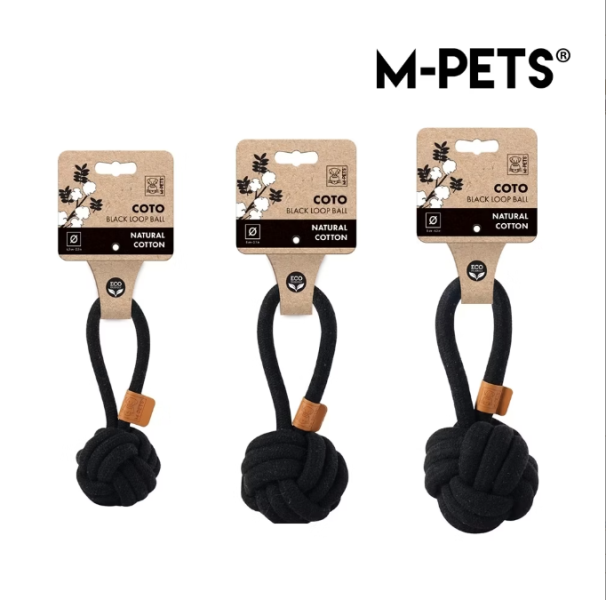 M-PETS天然棉環形潔牙球(3色) 