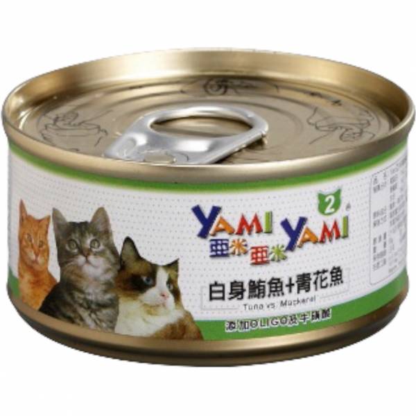 亞米亞米YAMIYAMI白身鮪魚系列貓罐85g 