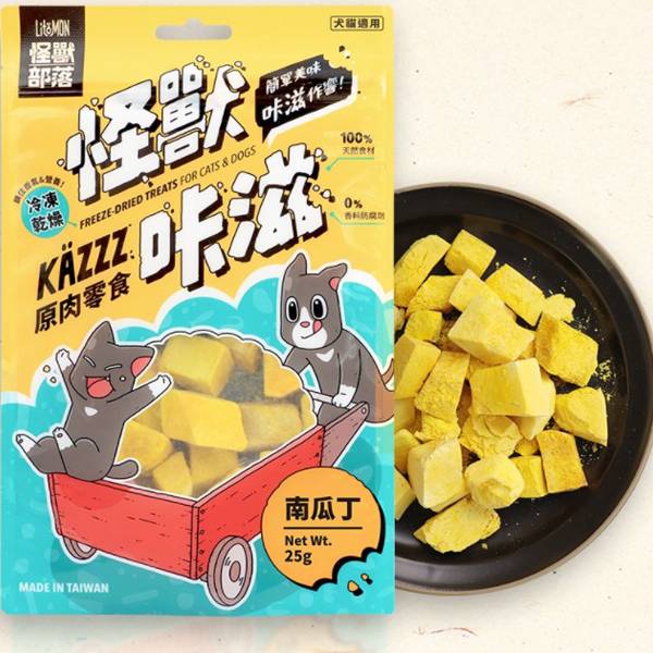 怪獸咔滋凍乾南瓜丁 25g 
