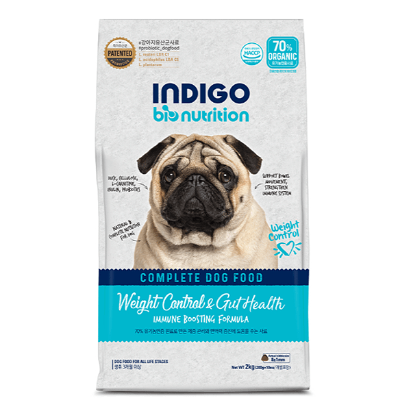 英迪格機能有機犬糧(體控&腸胃)鴨肉2kg 