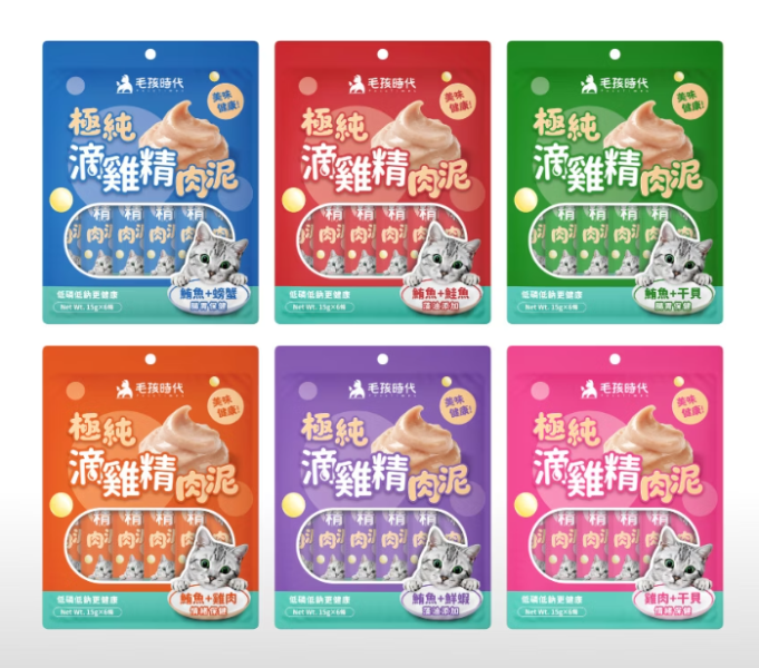 毛孩時代極純滴雞精保健肉泥 