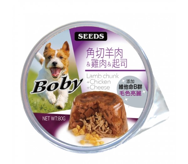 Boby特級機能愛犬餐罐80g 