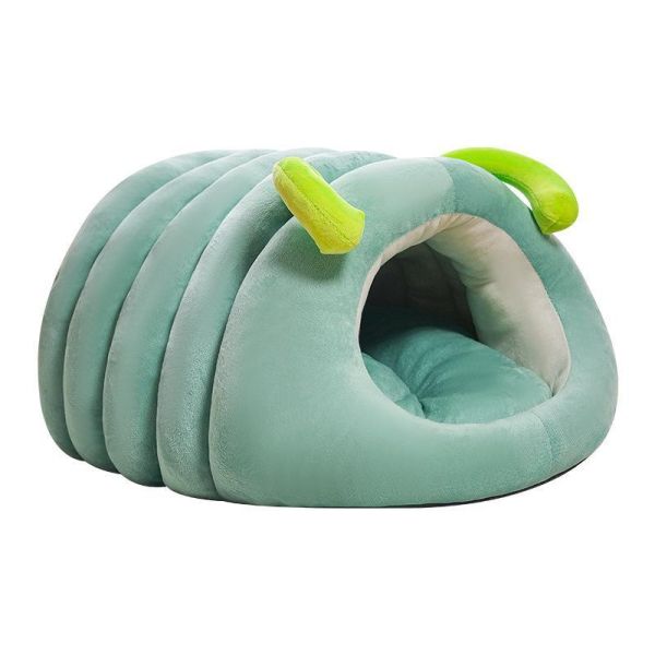 813綠毛毛蟲保暖窩 