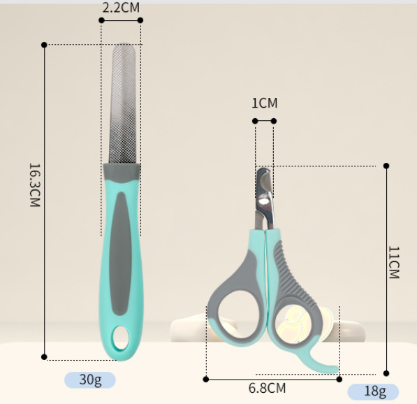 穎特小寵藍指甲剪+銼刀(92556) 