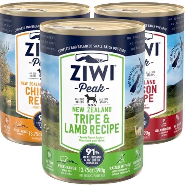 巔峰ziwi鮮肉犬罐390g 