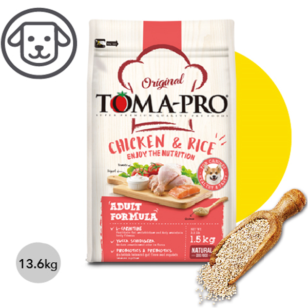 優格成犬雞肉+米高適口性配方 