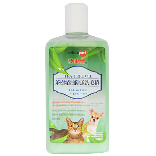 亞里士茶樹油除蚤洗毛精500ml 