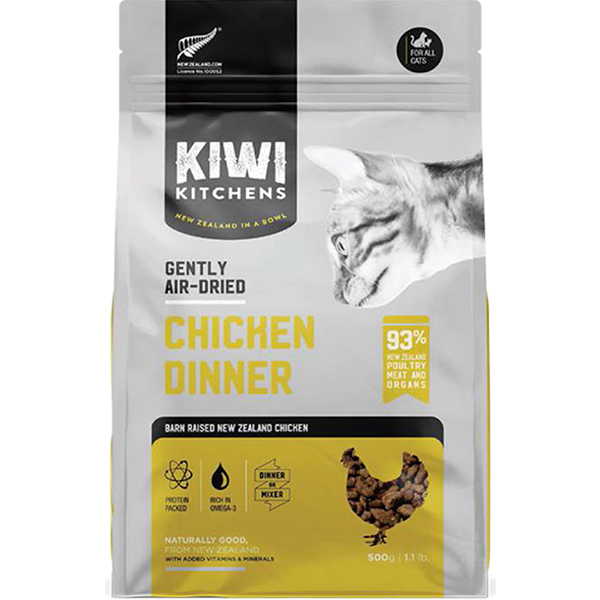KIWI奇異廚房醇鮮風乾貓糧 (穀飼嫩雞)50g 