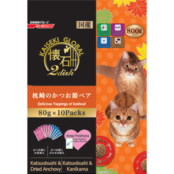 日清懷石枕崎鰹魚口味綜合貓糧800g 