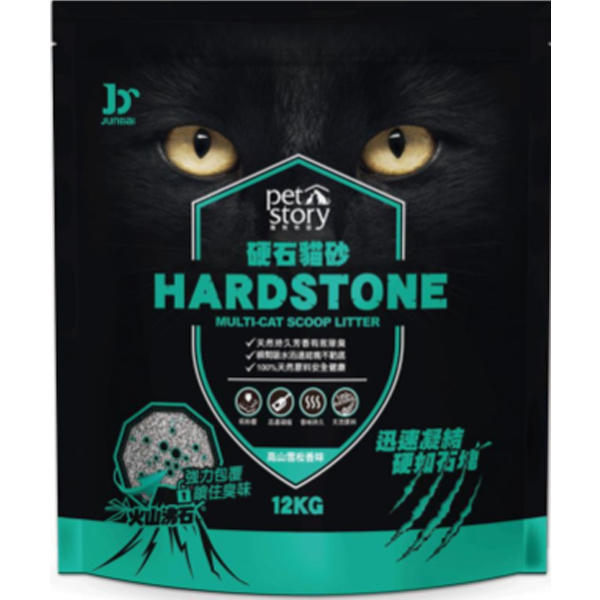 寵物物語pet story硬石貓砂12KG 