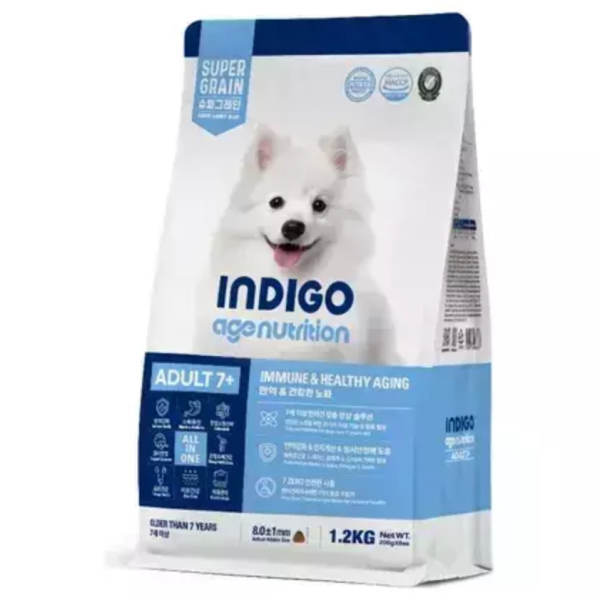 英迪格有機熟齡犬7+鮭魚+鴨1.2KG 