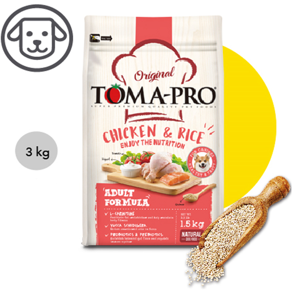 優格成犬雞肉+米高適口性配方 