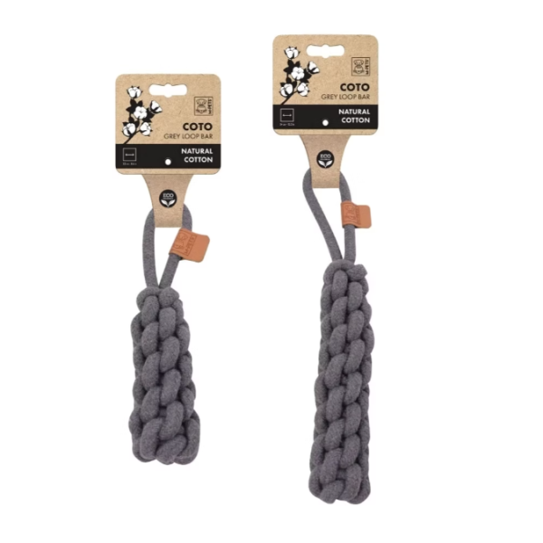 M-PETS天然棉條形潔牙繩(3色) 