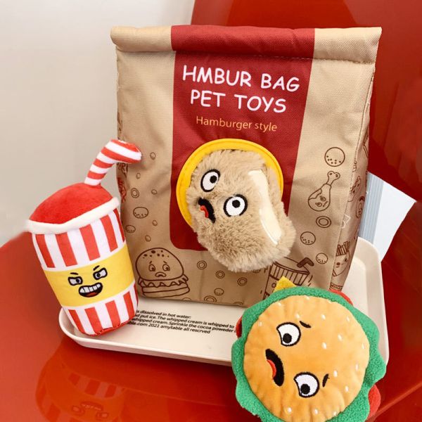 美味掏掏樂藏食袋(含三種發聲玩具) 