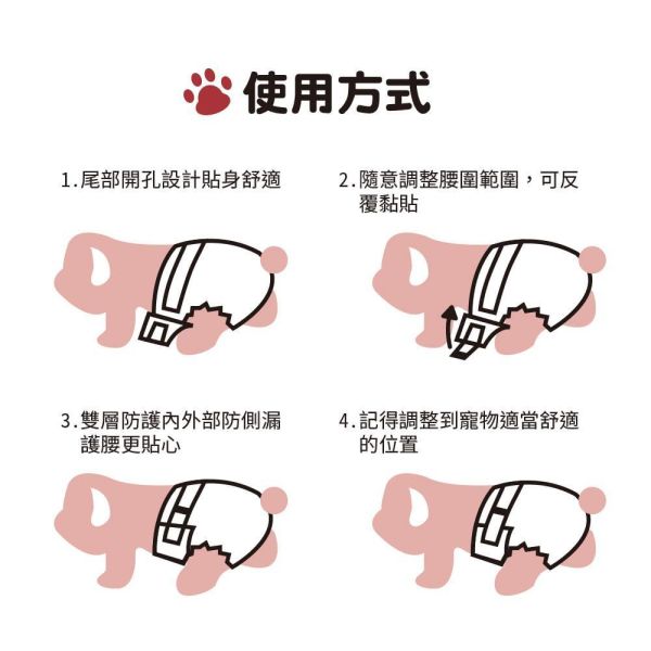 Armonto阿曼特寵物尿褲生理褲 