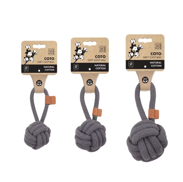 M-PETS天然棉環形潔牙球(3色) 