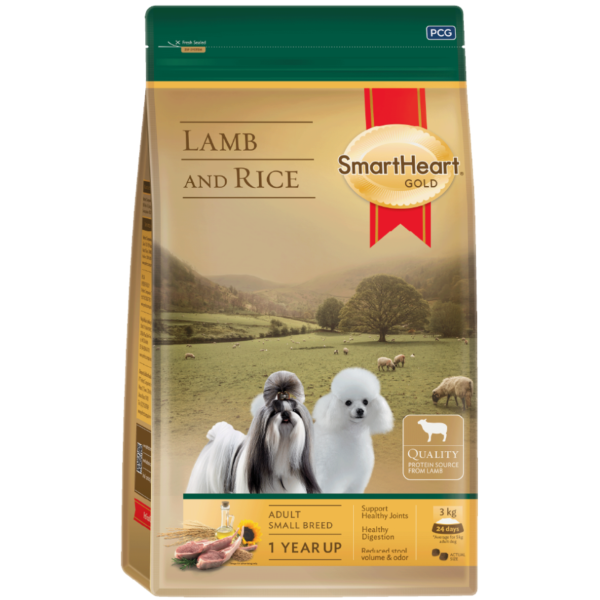 慧心自然犬糧-牧野羊肉+米3KG(中小型犬) 