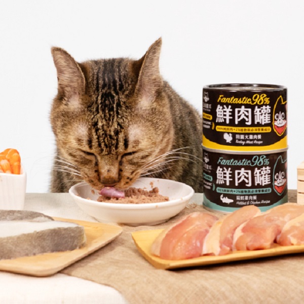 汪喵星球98%鮮肉無膠主食貓罐80G&165G 