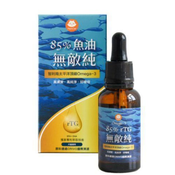 ParkCat 85%rTG無敵純專利萃取魚油30ml 