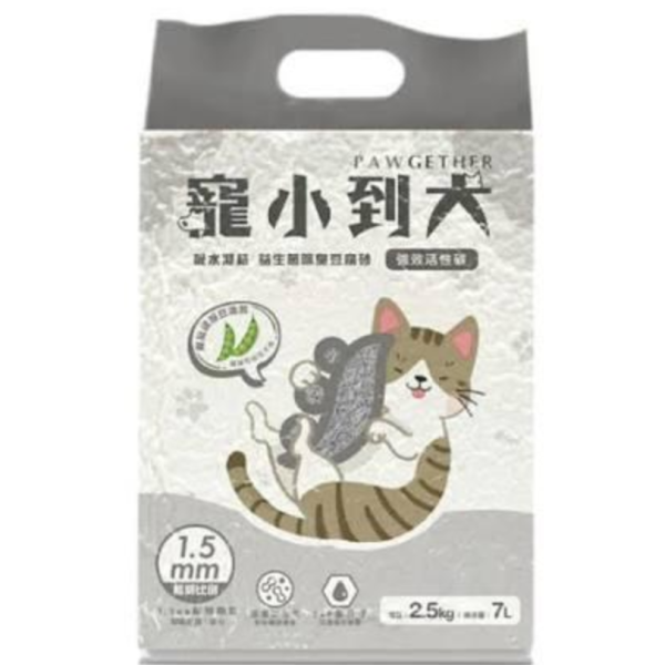 寵小到大高吸水除臭(原味/活性碳)豆腐砂2.5kg 
